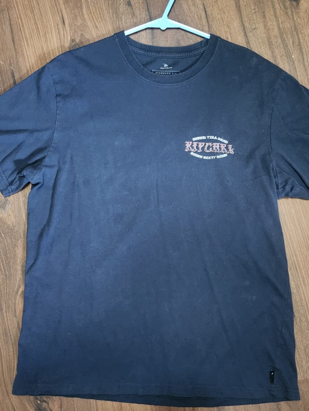 Rip Curl Navy Short Sleeve Logo Surfing Tee